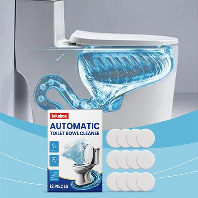 JAKEHOE Toilet Cleaning Effervescent Tablets - Removes Stain