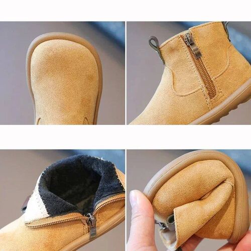 Autumn Winter Baby Boys Girls Boots Oxford Suede Children Ca