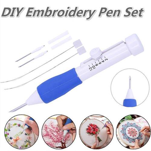 Embroidery Punch Needle Kit Stitching Tool Set Magic Embroid