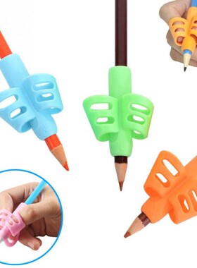3pcs Children Writing Pencil Pen Holder Kids Learning Practi