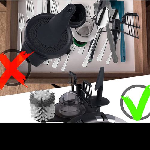 Kitchen Storage Rack Holder Space For Up To 5 accessories  S