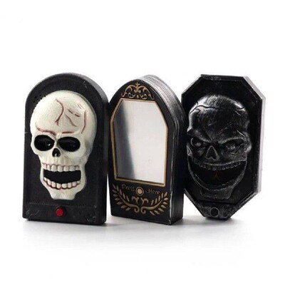 Spooky Skull Door Chime Spooky Halloween Skull Doorbell