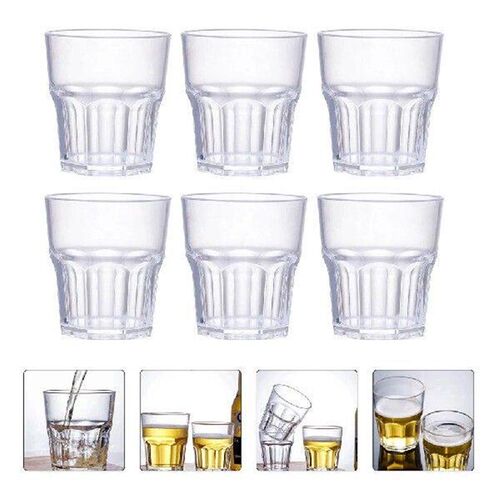 Acrylic Whiskey Cups Unbreakable Spirits Cups Wine Tumblers