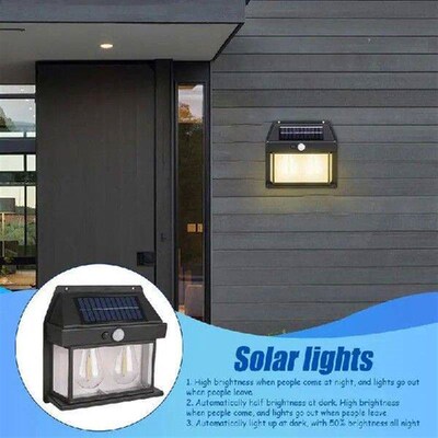 Solar Fence Lights Outdoor Outdoor Fence Lights Wall Lamp