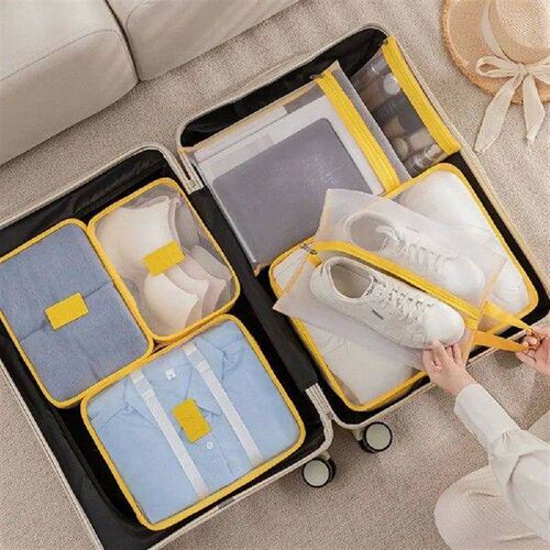 7Pcs/Set Nylon Travel Organizer Storage Bags Foldable