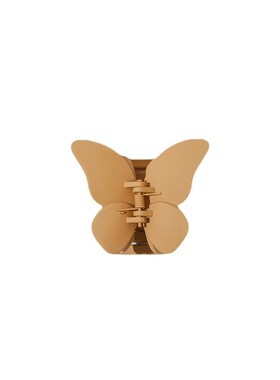 Frosted Butterfly Hairpin Back Head Disc Hair Grab Clip Sha