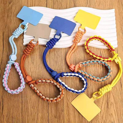 Adjustable short wrist strap, premium phone chain with clip