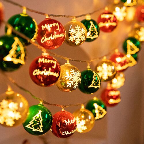 Christmas decorative lights for the New Year led scene layou