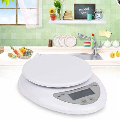 5kg 5000g/1g Digital Kitchen Food Diet tal Scale