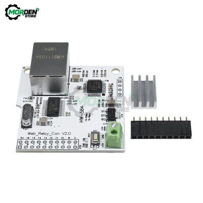 8 16 Channel ENC28J60 28J60 W5100 RJ45 Network web Relay Con