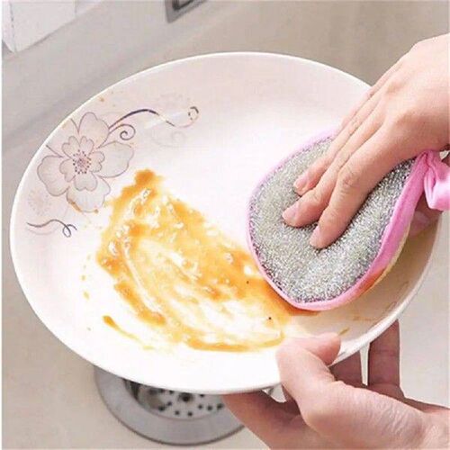 5/10Pcs Double Side Dishwashing Sponge Pan Pot Dish Wash