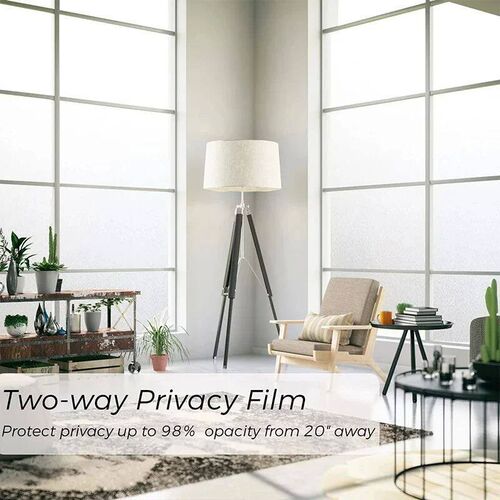 75CM Anti Look Window Privacy Film Non Adhesive Static Cling