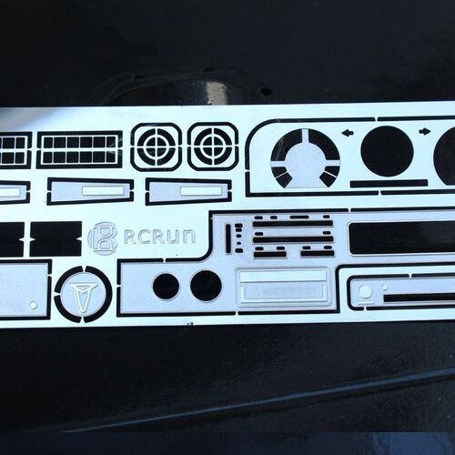 1/10 rc crawler car upgrade accessories cab interior dash bo