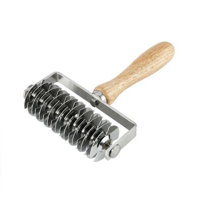Pizza Roller Cutter Cookie Pastry Knife Embossing Dough