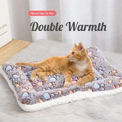 Double-sided Pet Mat Mats Short Plush Pet Sleeping Bed for C