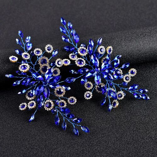 Handmade Rhinestone Hair Comb for Women Headband Tiara Hair
