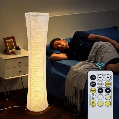 Three-color paper lampshade Led adjustable light timing floo