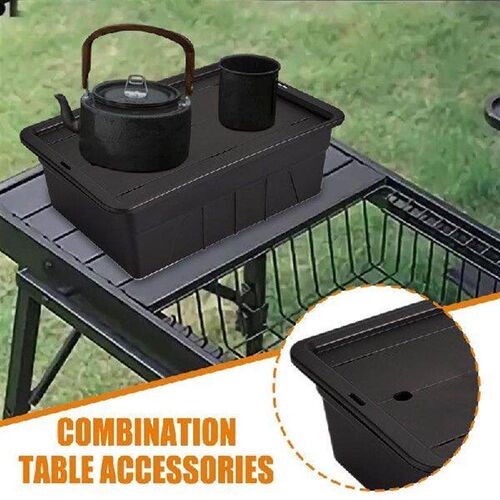 Tea Set Organizer Box Tea Tray With Lid Non-slip Home