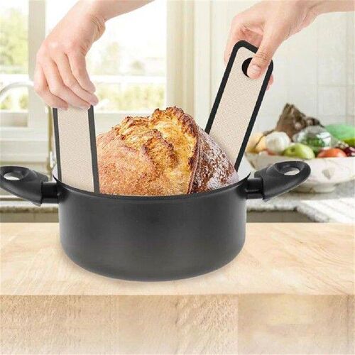 2Pcs Silicone Bread Sling for Dutch Oven Reusable Non-Stick