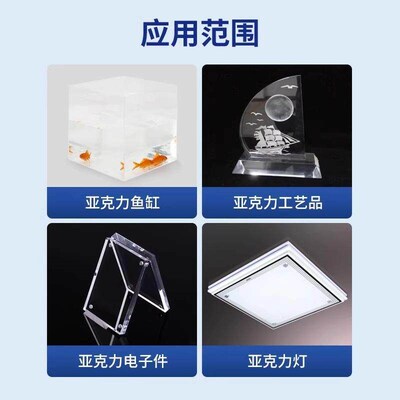 Acrylic adhesive sheet, quick-drying, transparent, invisible