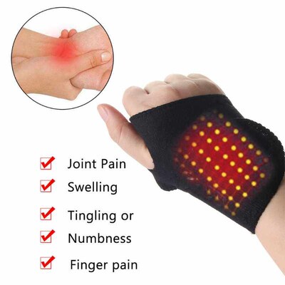 Magnetic Therapy Self-Heating Wrist Support Brace Wrap Heate