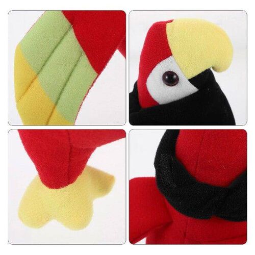Pirate Cosplay Accessories Stuffed Parrot Halloween Toys
