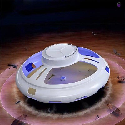 Flea Light Traps with 5 Sticky Pads USB Rechargeable Pest
