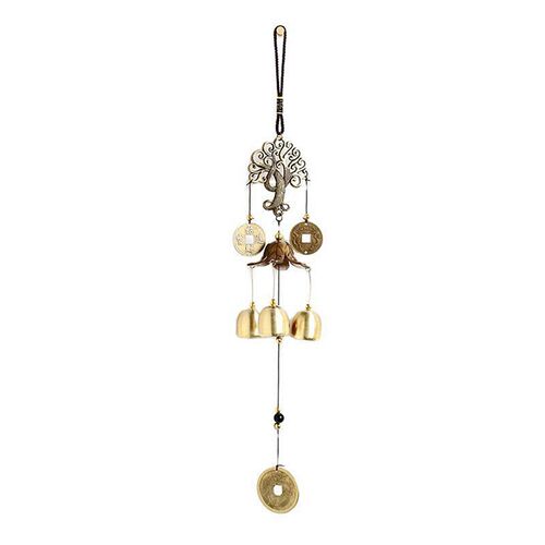 Lucky Tree Wind Chime Copper Garden Outdoor Decoration跨境专