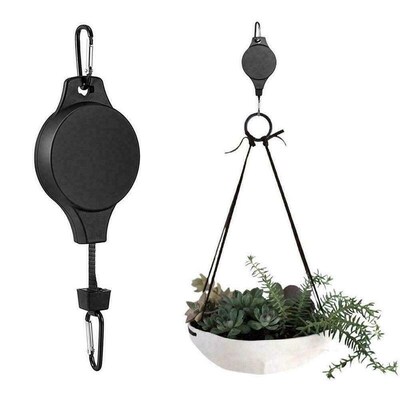 5 PCS Plant Pulley Retractable Plant Hanger Hanging Flower B