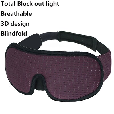 Breathable 3D Sleeping Mask Block Out Light Sleep Mask For E