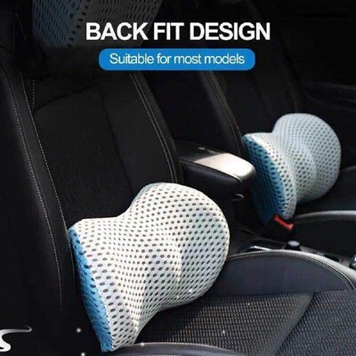 Lumbar Support Pillow Memory Foam Breathable Mesh Low Back