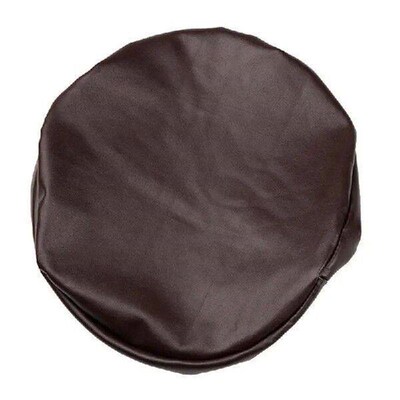 Round Chair Cover Elastic PU Leather Round Stool Chair
