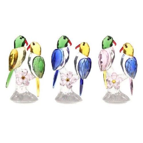 Simple Cartoon Crystal Magpie Sculpture Realistic Delicate