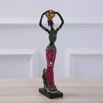Africa Women Resin Statue Home Decoration Accessories