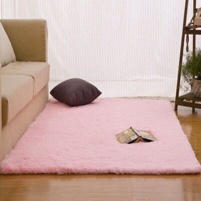 Plush  bedroom bedside blanket sofa thick floor mat
