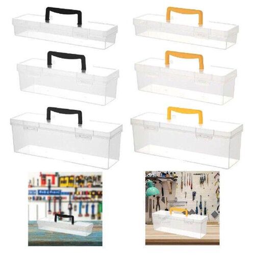 Clear Tool Box Bin Carry on Household Dustproof Outdoor