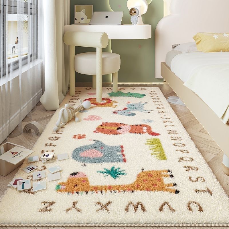 儿童地毯卧室床边卡通女孩厚仿羊绒垫子儿童房客厅防滑地垫可机洗,居家布艺,家用脚垫,淘宝优惠券,粉丝福利购,淘宝优惠卷