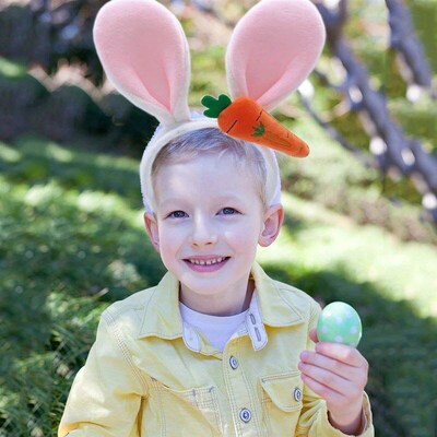 Easter Bunny Ears Headband Plush Rabbit Ears Bunny Girl Cosp