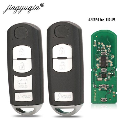 Smart Remote Car Key Fob 433MHz 49 Chip for Mazda (Mitsubish