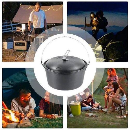 Camping Steamer Pot 4.5L Portable Steamer Pot Large