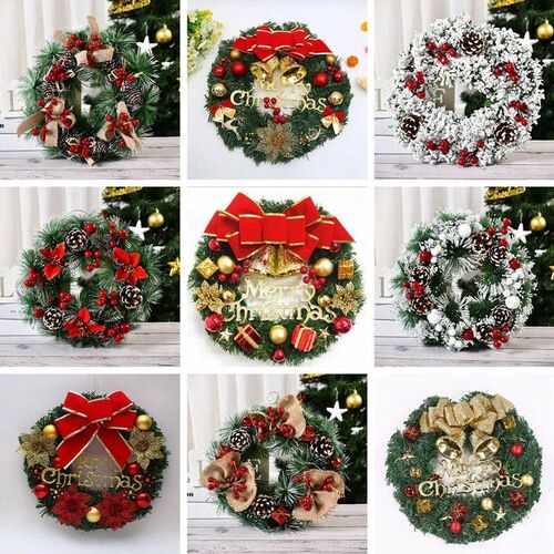 30CM Christmas Decoration Garland Front Door Window Decor Ch