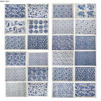 Pottery Ceramic Clay Transfer Paper Underglaze Colored
