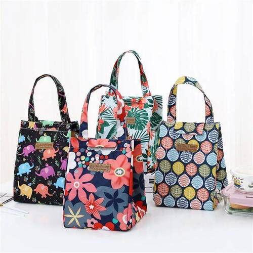 Inulated Thermal Cooler Bag Lunch bag Food Drink Storage Lea
