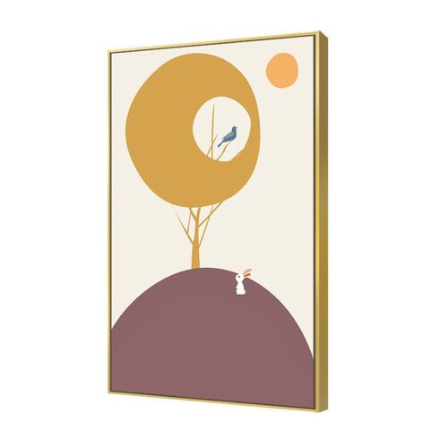 Nordic Simple Cartoon Mural Animal Geometric Color Block Abs