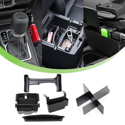 Car Armrest Box Storage Organizer Copilot Grab Tray Stowing