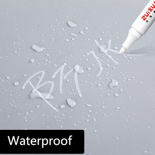 2.0mmWhite Marker Pens Set Oily Waterproof White Gel Pen跨境