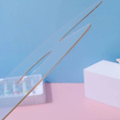 1Pcs Transparent Palette Acrylic Palette Fine Arts Oil Paint