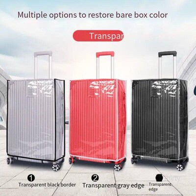 Suitcae protective ver, tranparent dut-proof ver, uitcae pro
