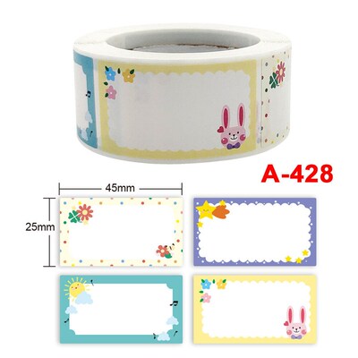 250pcs Name Tag Labels Color Name Stickers Personalized
