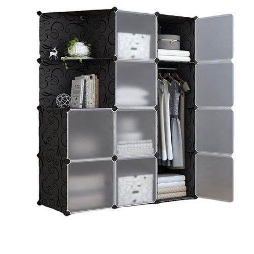 Storage Wardrobe Simple Bedroom Furniture Cloth Partition Sl